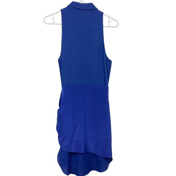 3.1 PHILLIP LIM Crepe Shirt Dress with Silk Front Wrap - Size 2 - Picture 4 of 15